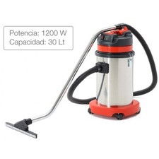 Aspiradora polvo y agua de 30 litros inoxidable