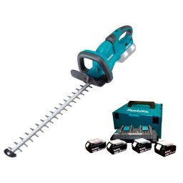 Cortasetos 65 cm Makita DUH651PM4 a batería 18Vx2 con Kit alimentación