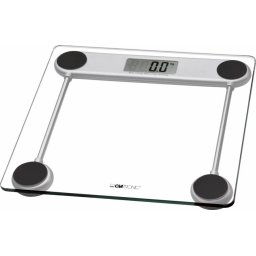 Clatronic PW 3368 - Báscula de baño digital de cristal, medición 150 kg /100 g