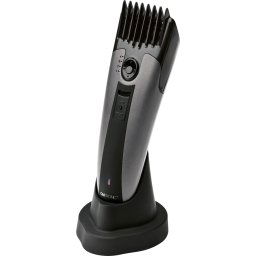 Clatronic HSM/R 3313 - Corta Pelo para Cabello y Barba, Inalámbrico, 4 Longitudes de Corte, Cabezal Acero Inoxidable, Batería Recargable