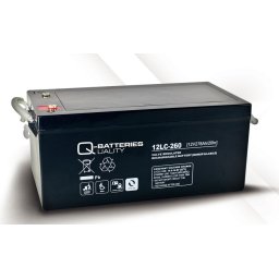 Batería de plomo AGM cíclica 12v 278Ah 12LC-260 Q-Batteries