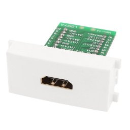 CONECTOR HDMI HEMBRA A PANEL CON BORNAS A TORNILLO