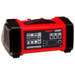 Cargador automático High Frequency Ferve F-2520 para baterías 12V-24V