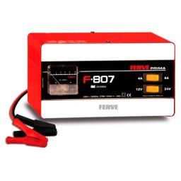 Cargador Ferve PRIMA F-807 para baterías de plomo de12-24V y 24-95 Ah