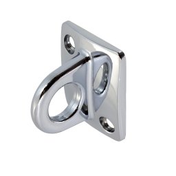 Enganche cromado de pared para cordon