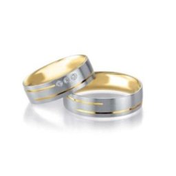 ALIANZAS DE BODA BICOLOR 85
