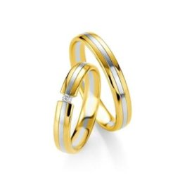 ALIANZAS DE BODA BICOLOR 103