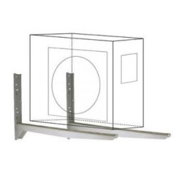 Juego de 2 soportes tipo lateral/banderola de 600x1100