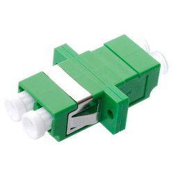 ADAPTADOR FIBRA OPTICA LC A LC APC DUPLEX