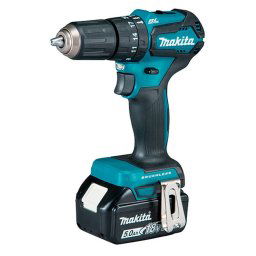 DHP483RTE Taladro percutor Makita motor BL18 V 13mm 2 baterías 5,0Ah