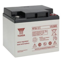 Batería de plomo AGM YUASA NP38-12I 12V 38Ah