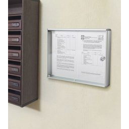 VITRINA CON LLAVE para 2 DIN A4