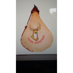 BOTA DE VINO BORDADA PERSONALIZADA TEXTO