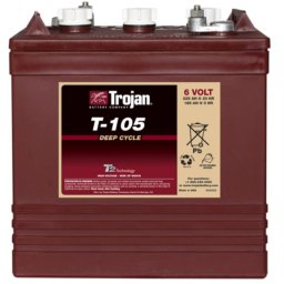 Batería solar plomo acido 6v 225ah Trojan T-105