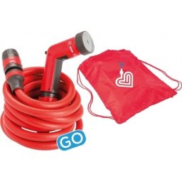Manguera 10m fitt yoyo + accesorios+ pistola + bolsa