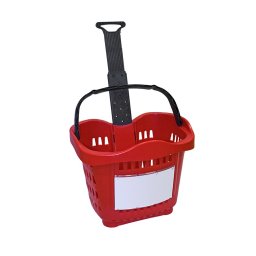 Cesta de compra con brazo