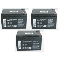Kit 3 baterías AGM 12V 15Ah 12LCP-15 151x98x99 mm