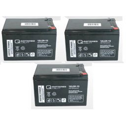Kit 3 baterías AGM 12V 15Ah 151x98x99 mm