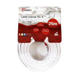 CABLE COAXIAL ANTENA TV 25m