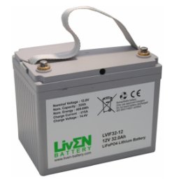 Batería LiFePO4 Liven Battery LVIF32-12 12.8V 32Ah