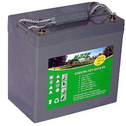 Batería para scooter eléctrico 12V 55Ah GEL HAZE HZY-EV12-55