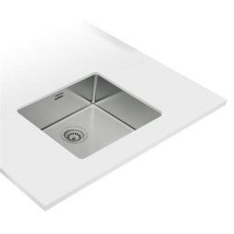 TEKA Fregadero bajo encimera BE LINEA RS15 45.40 3œ C/REB SF. 115000006, Una cubeta, Inoxidable