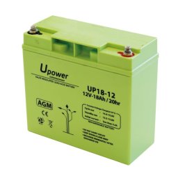 BATERIA DE PLOMO UP18-12 12V 18A 181x77x167mm