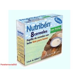 NUTRIBEN 8 CE FRU BRIK 2X250 235587 NUTRIBEN 8 CEREALES CON FRUTA LISTA PARA TOMAR - (250 ML 2 U )