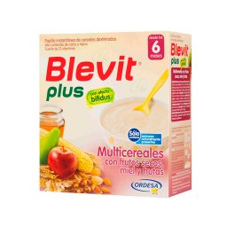 BLEVIT PLUS FRUTOS SECOS FRUTAS 300 GR 355149 BLEVIT PLUS MIEL FRUTOS SECOS Y FRUTAS - MULTICEREALES (300 G )