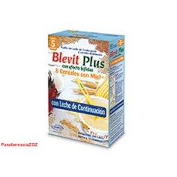 BLEVIT PLUS 8 CER MI C/L 350 383695 BLEVIT PLUS 8 CEREALES C/ LECHE DE CONT Y MIEL - (350 G )