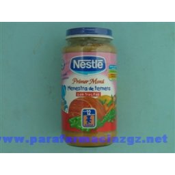 NESTLE 250 TERN VERD LEGUMB 397976 NESTLE MENESTRA DE TERNERA CON TROCITOS - PRIMER MENU (250 G )