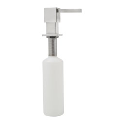 TEKA Dispensador de jabón DISPENSADOR DE JABON CUADRADO. 115890012, Cromo, Sobre encimera