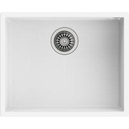 TEKA Fregadero bajo encimera TEGRANITE SQUARE 50.40 TG BLANCO ARTICO. 115230024.. Especial. Una cubeta.