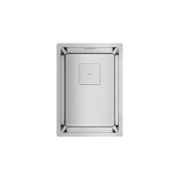 TEKA Fregadero bajo encimera y sobre encimera FLEXLINEA RS15 27.40 3œ SQ C/REB SF. 115000016, Una cubeta, Inoxidable. Para mu