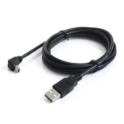 CABLE USB MACHO A MINI USB ACODADO MACHO
