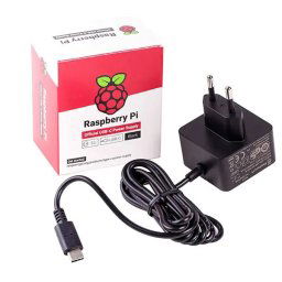 FUENTE DE ALIMENTACION OFICIAL RASPBERRY Pi 4 5.1V 3A
