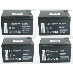 Kit de 4 baterías para scooter eléctrico 12V 15Ah