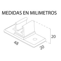 Base adhesiva para marcos