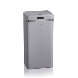 Swan Retro SWKA4500GRN Cubo Basura Sensor de Apertura Automática, Metálico, Capacidad 45 Litros, Diseño Vintage, Gris