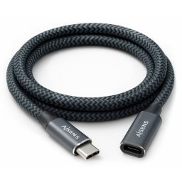 CABLE USB-C 3.2 MACHO a HEMBRA 1m