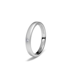 ALIANZA DE BODA PLATINO IDENTITY 9103