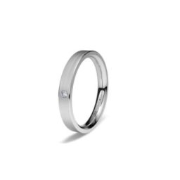 ALIANZA DE BODA PLATINO IDENTITY 9203