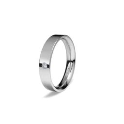ALIANZA DE BODA PLATINO IDENTITY 9501