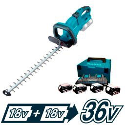 Makita DUH651PM5 Cortasetos a batería 18V con 4 BL1850