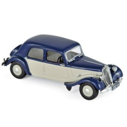 CITROEN 15CV Light 1949 Azul / Crema - Norev Escala 1:43 (153051)