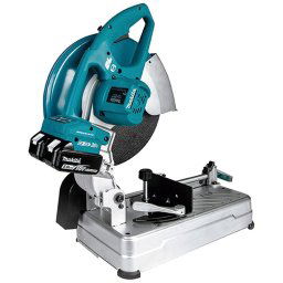 DLW140PT2 Tronzadora de metal Makita motor BL a bateria 18Vx2 5Ah 355 mm