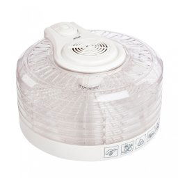 MPM MSG-02 Deshidratador de Alimentos, 5 Bandejas 33 cm, sin BPA, 3 Niveles de Potencia, Seca Frutas, Verduras, Carne, Hierbas, 400W