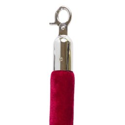 Cordón rojo liso para postes separadores