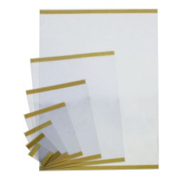 Filmina o porta tarjetas adhesivo