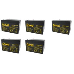Kit 5 baterías AGM WP14-12SE Long 60V 14Ah
